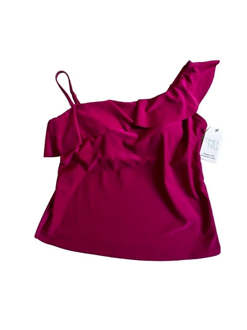 TIME AND TRU fuchsia tank top size L